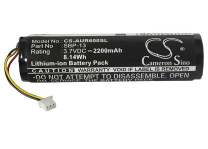 3.7V, 2200mAh, Li-ion Battery fits Asus, R600, 8.14Wh
