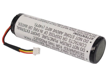 3.7V, 2600mAh, Li-ion Battery fits Blaupunkt, Lucca 5.2, Travelpilot Lucca, 9.62Wh