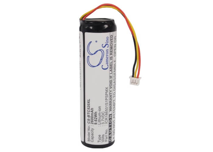 3.7V, 2600mAh, Li-ion Battery fits Blaupunkt, Lucca 5.2, Travelpilot Lucca, 9.62Wh