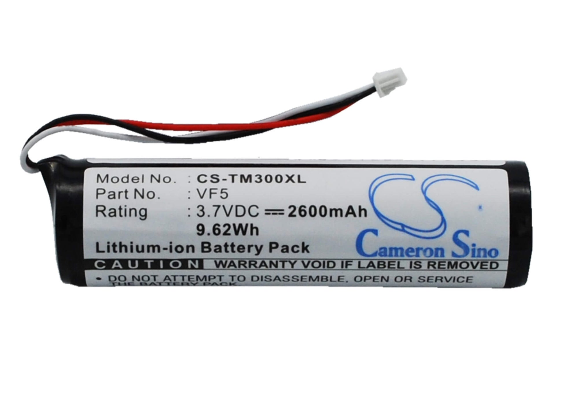 3.7V, 2600mAh, Li-ion Battery fits Tomtom, Go 300, Go 400, 9.62Wh