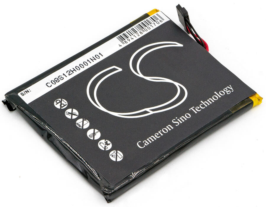 3.7V, 1400mAh, Li-Polymer Battery fits Typhoon, Myguide 4500, Myguide 4500 Sd, 5.18Wh