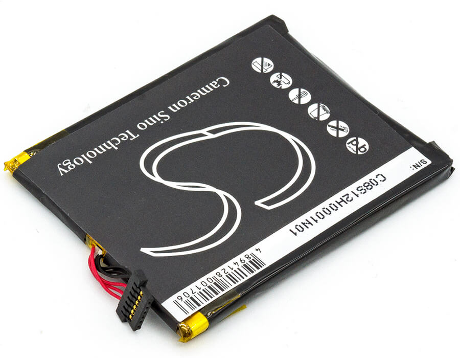 3.7V, 1400mAh, Li-Polymer Battery fits Typhoon, Myguide 4500, Myguide 4500 Sd, 5.18Wh