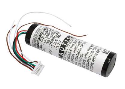 3.7V, 2600mAh, Li-ion Battery fits Garmin, Streetpilot C320, Streetpilot C330, 9.62Wh