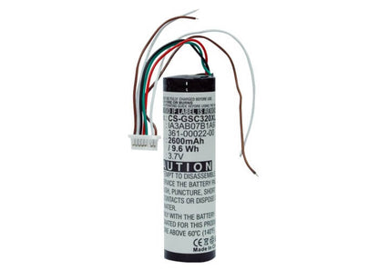 3.7V, 2600mAh, Li-ion Battery fits Garmin, Streetpilot C320, Streetpilot C330, 9.62Wh