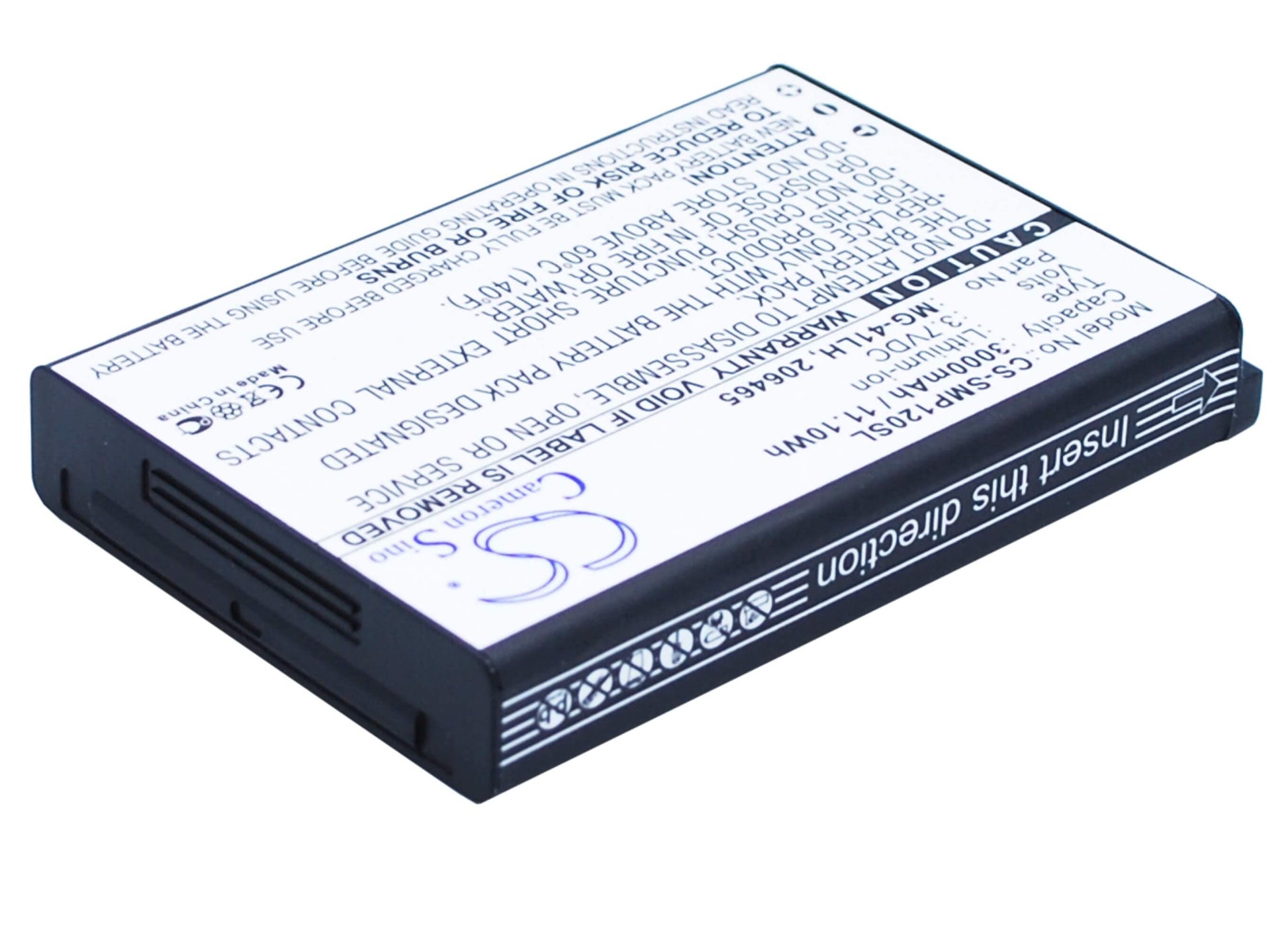 3.7V, 3000mAh, Li-ion Battery fits Getac, Lt30, Lt30gd, 11.1Wh