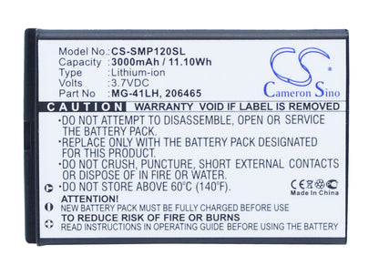 3.7V, 3000mAh, Li-ion Battery fits Chc, Lt30, Lt30gd, 11.1Wh