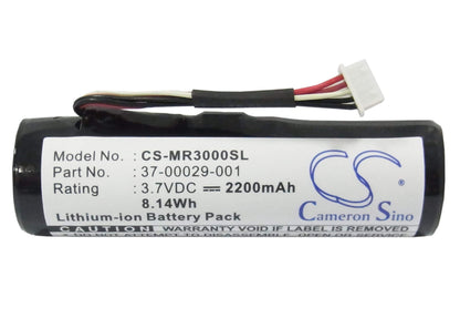 3.7V, 2200mAh, Li-ion Battery fits Magellan, Roadmate 3000, Roadmate 3000t, 8.14Wh