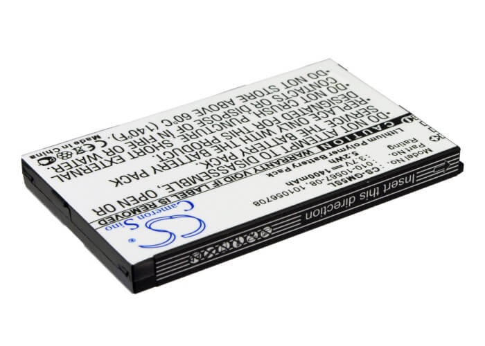 3.7V, 1400mAh, Li-Polymer Battery fits Garmin, Ique M5, 5.18Wh