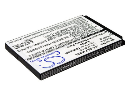 3.7V, 1250mAh, Li-ion Battery fits Golf Buddy, Buddy World, Dsc-gb400, 4.625Wh