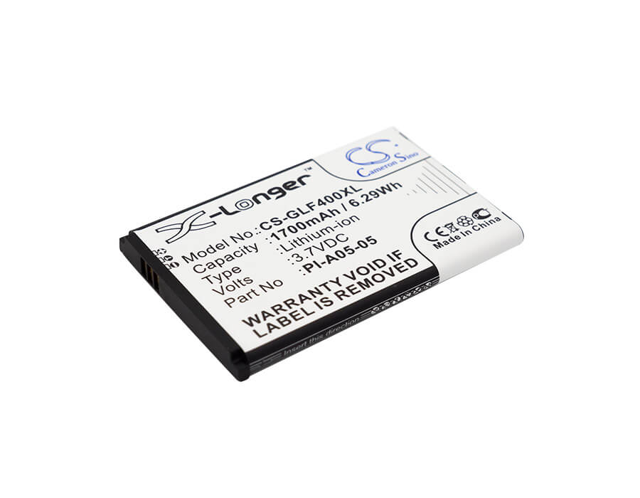 3.7V, 1700mAh, Li-ion Battery fits Golf Buddy, Dsc-gb400, World, 6.29Wh
