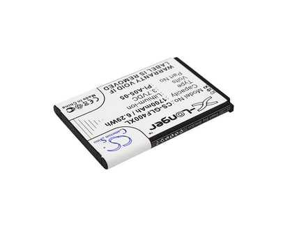 3.7V, 1700mAh, Li-ion Battery fits Golf Buddy, Dsc-gb400, World, 6.29Wh