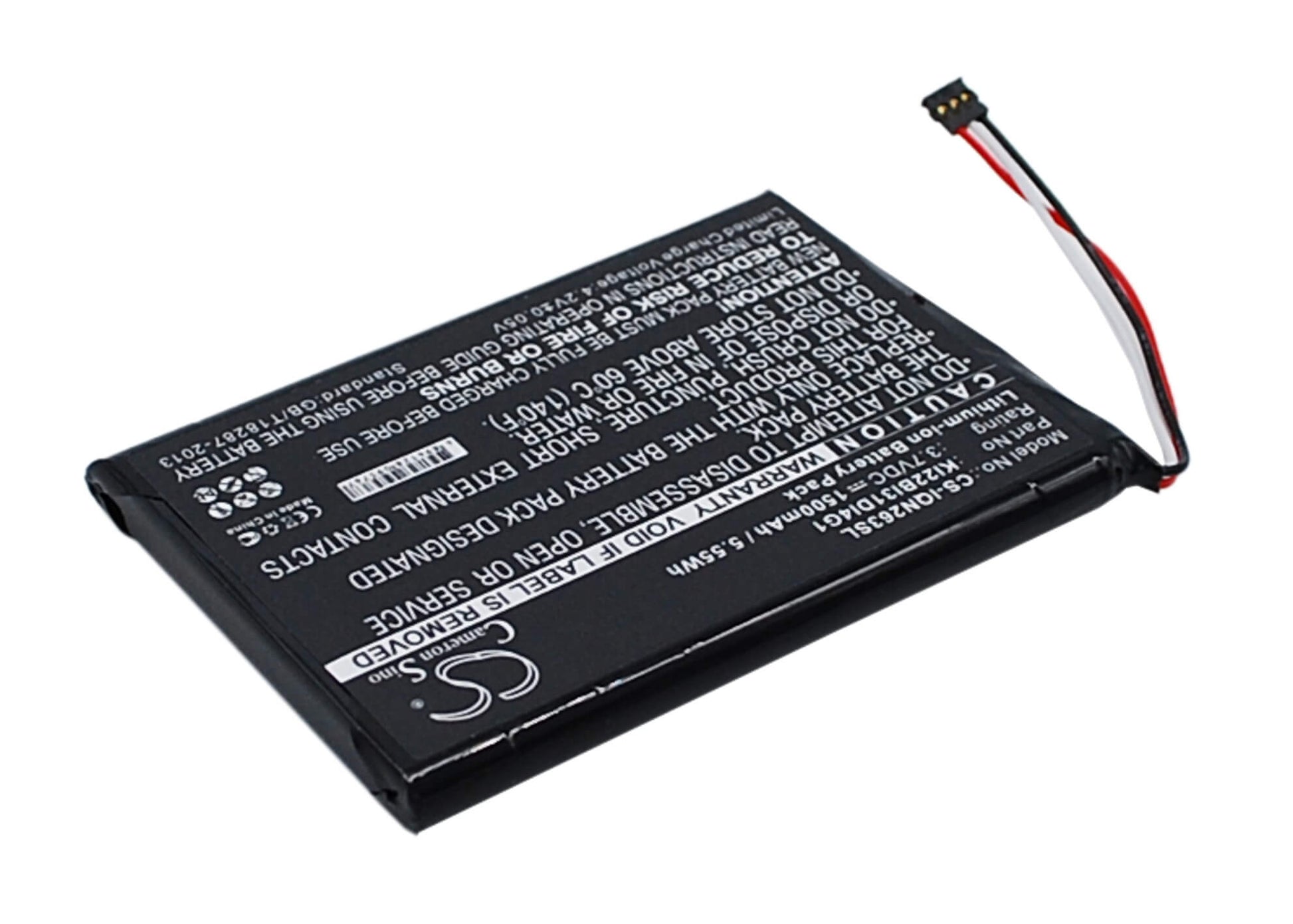 3.7V, 1500mAh, Li-ion Battery fits Garmin, 010-01188-02, 2689lmt, 5.55Wh