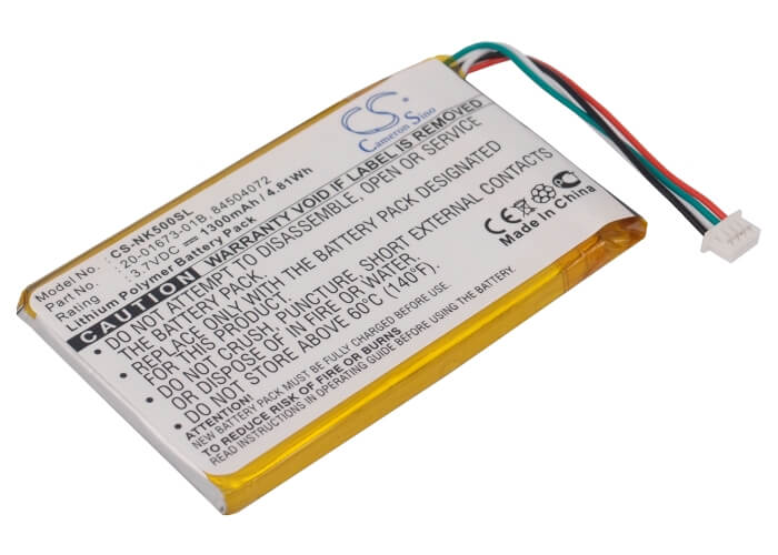 3.7V, 1300mAh, Li-Polymer Battery fits Nokia, 500, Pd-14, 4.81Wh