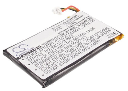 3.7V, 1500mAh, Li-Polymer Battery fits Bushnell, 368350, Yardage Pro Xgc, 5.55Wh