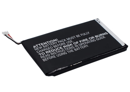 3.7V, 1200mAh, Li-Polymer Battery fits Garmin, Nuvi 2460lmt, Nuvi 2595lm, 4.44Wh