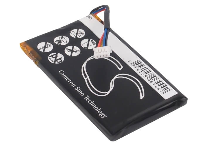 3.7V, 1200mAh, Li-Polymer Battery fits Navigon, 8410, 4.44Wh