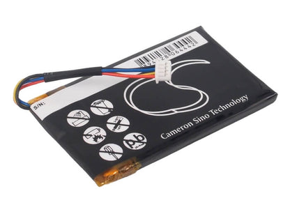 3.7V, 1200mAh, Li-Polymer Battery fits Navigon, 8410, 4.44Wh