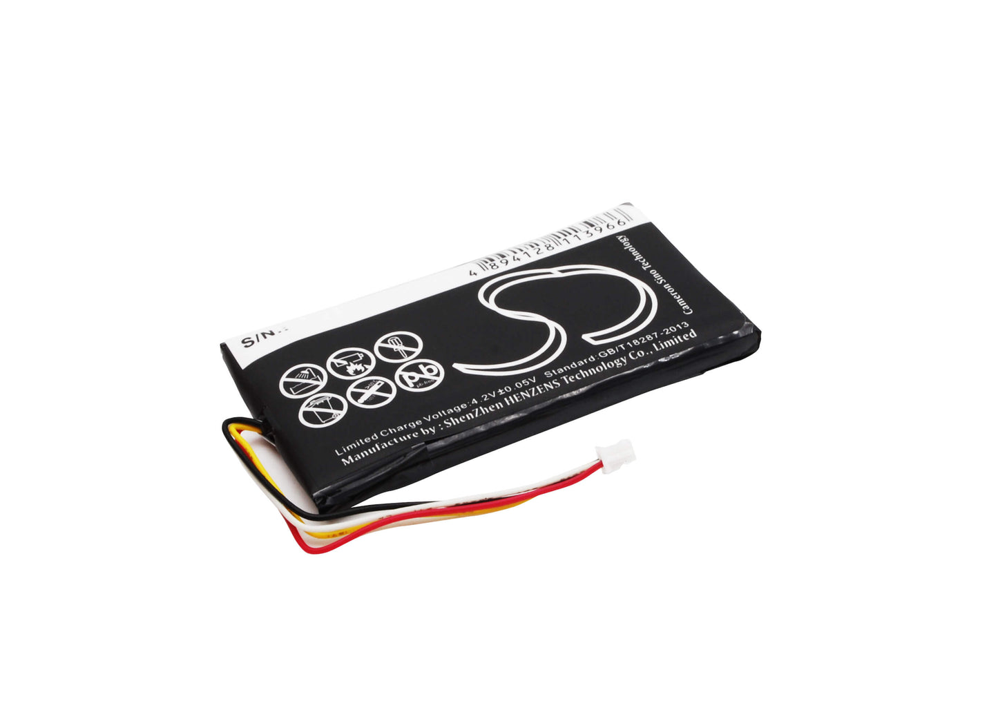 3.7V, 1300mAh, Li-Polymer Battery fits Binatone, Z430bt, 4.81Wh