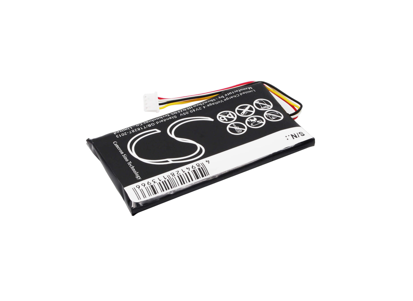 3.7V, 1300mAh, Li-Polymer Battery fits Binatone, Z430bt, 4.81Wh