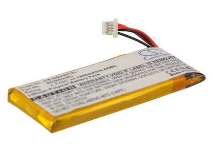 3.7V, 1200mAh, Li-Polymer Battery fits Insignia, Ns-nav01, 4.44Wh