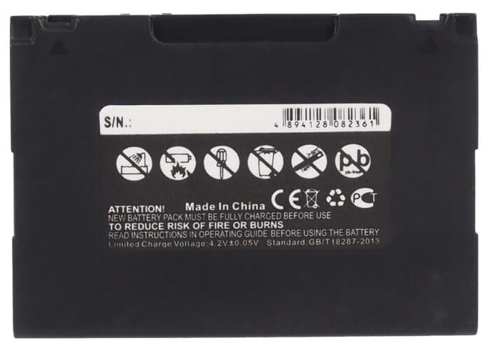 3.7V, 2400mAh, Li-Polymer Battery fits Blaupunkt, Lucca 5.3, 8.88Wh