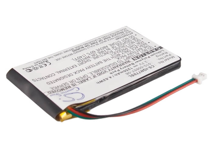 3.7V, 1250mAh, Li-Polymer Battery fits Garmin, Nuvi 770, Nuvi 770t, 4.625Wh