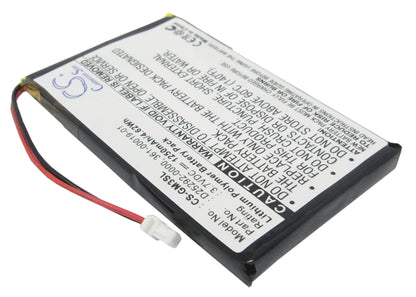 3.7V, 1250mAh, Li-Polymer Battery fits Garmin, Ique M3, Ique M4, 4.625Wh