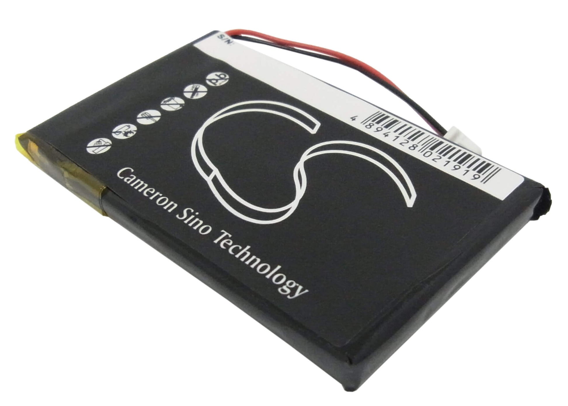 3.7V, 1250mAh, Li-Polymer Battery fits Garmin, Ique M3, Ique M4, 4.625Wh