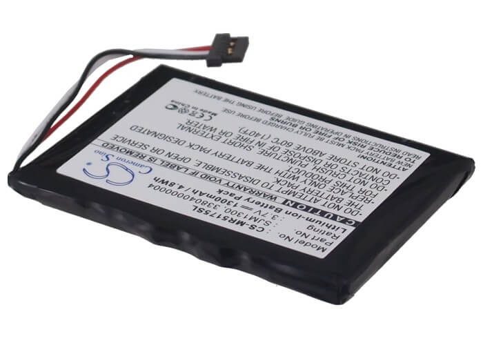 3.7V, 1300mAh, Li-ion Battery fits Magellan, Roadmate 5175-lm, Roadmate 5175tlm, 4.81Wh