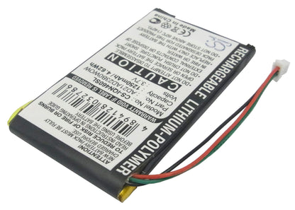 3.7V, 1250mAh, Li-Polymer Battery fits Garmin, Nuvi 465, Nuvi 465ltm, 4.625Wh