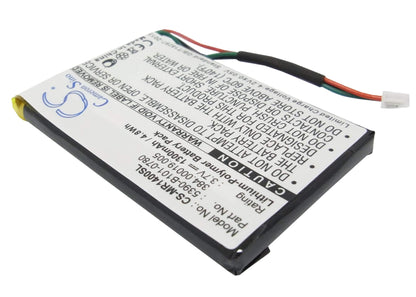 3.7V, 1300mAh, Li-Polymer Battery fits Magellan, Roadmate 1400, Roadmate 1412, 4.81Wh