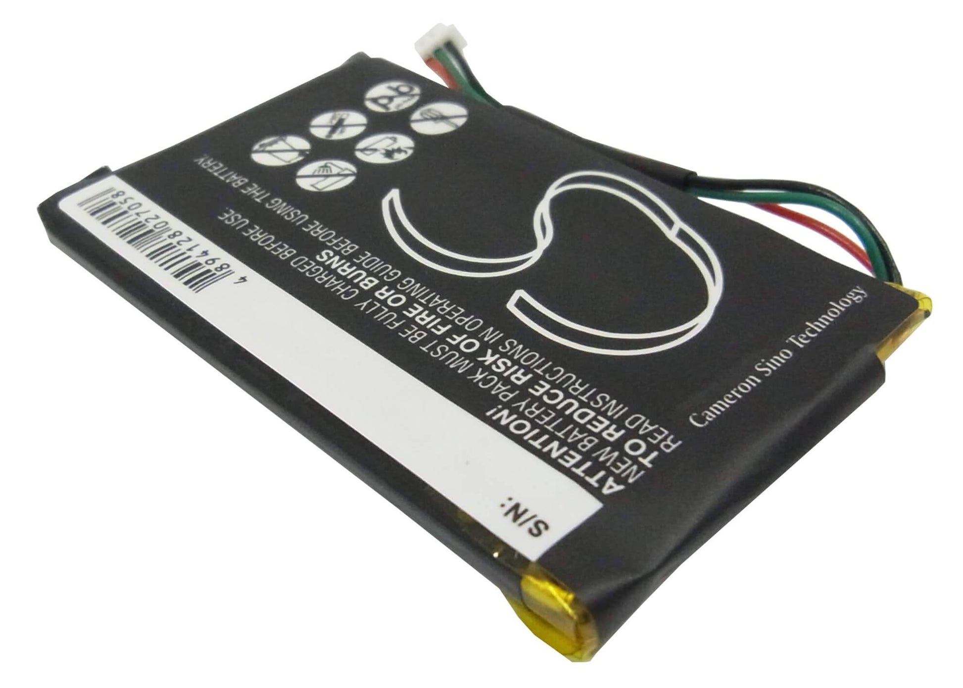 3.7V, 1300mAh, Li-Polymer Battery fits Magellan, Roadmate 1400, Roadmate 1412, 4.81Wh