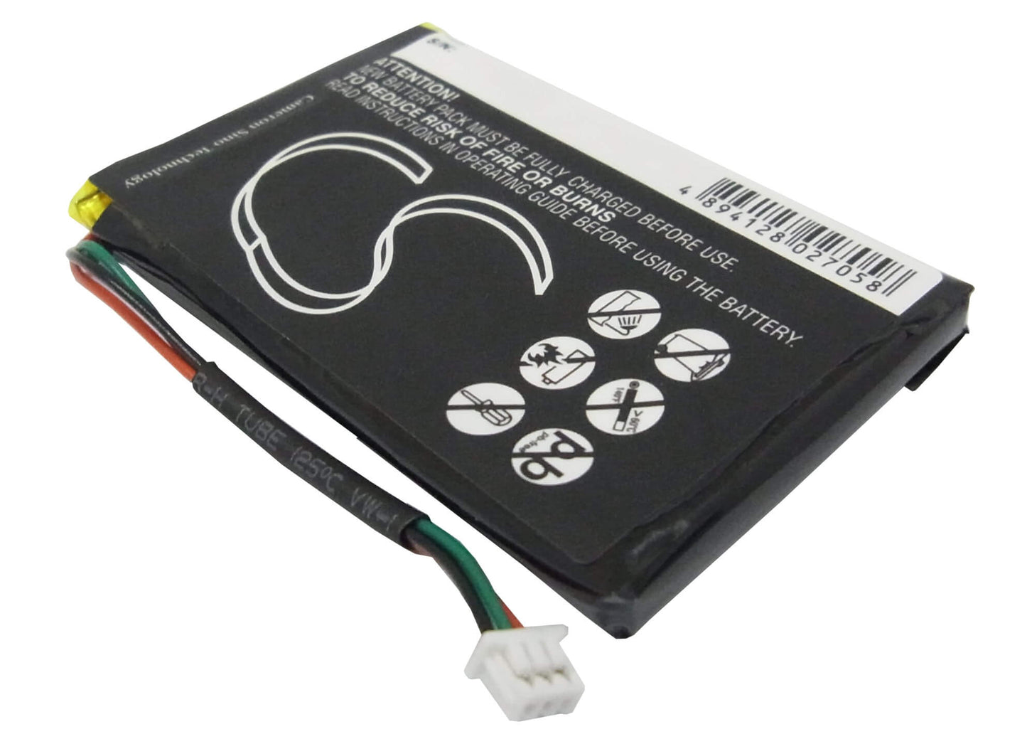 3.7V, 1300mAh, Li-Polymer Battery fits Magellan, Roadmate 1400, Roadmate 1412, 4.81Wh