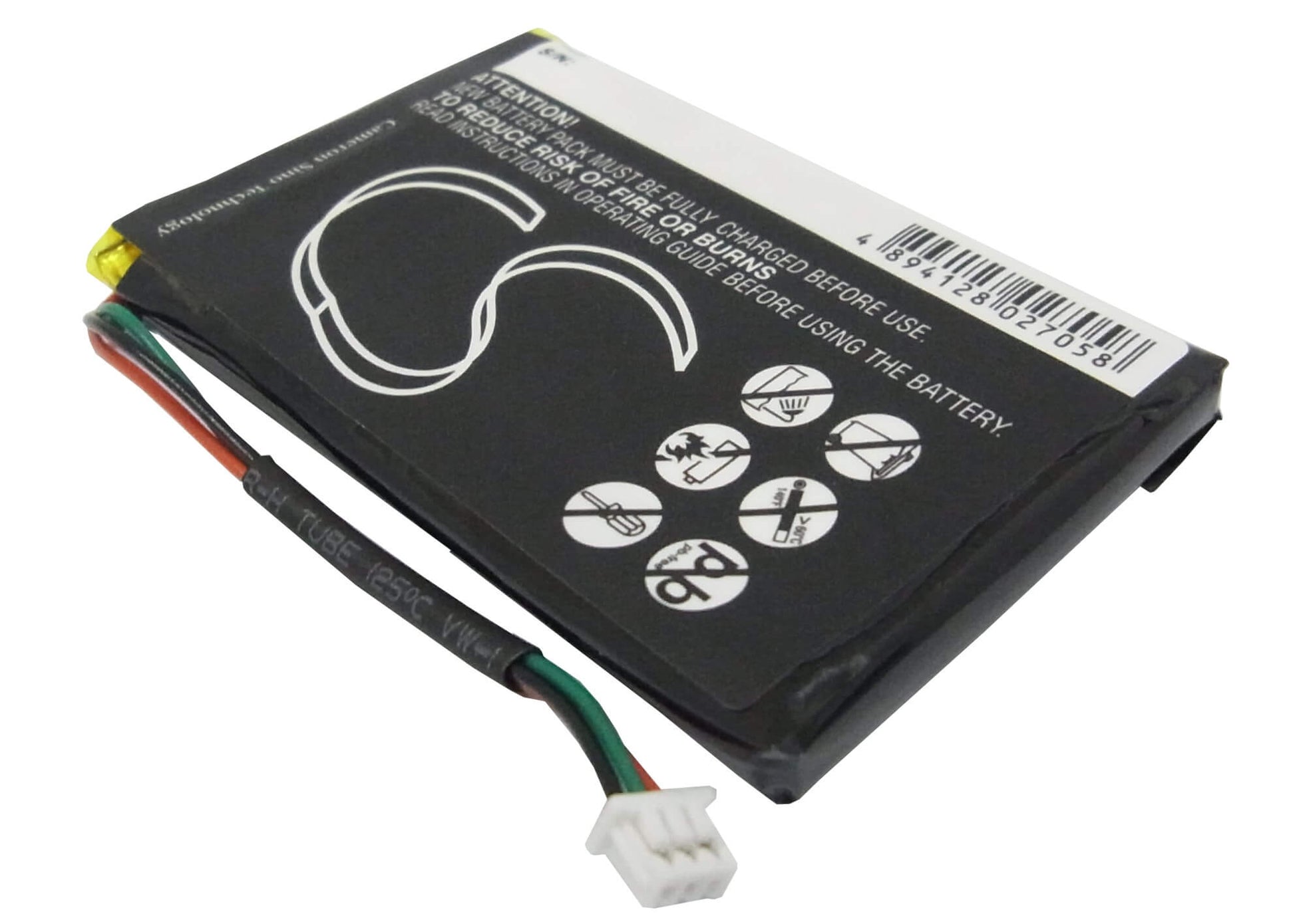 3.7V, 1300mAh, Li-Polymer Battery fits Magellan, Roadmate 1400, Roadmate 1412, 4.81Wh