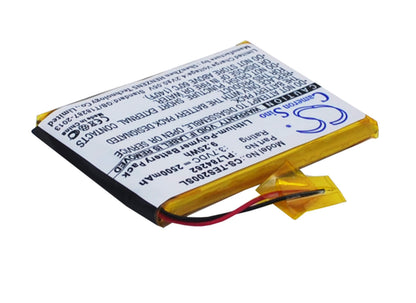 3.7V, 2500mAh, Li-Polymer Battery fits Teasi, One 2, 9.25Wh