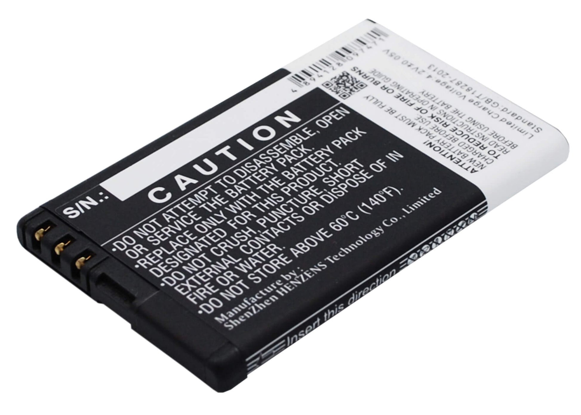 3.7V, 1200mAh, Li-ion Battery fits Navgear, Motorradnavi Slx-350, Tourmate Slx-350, 4.44Wh