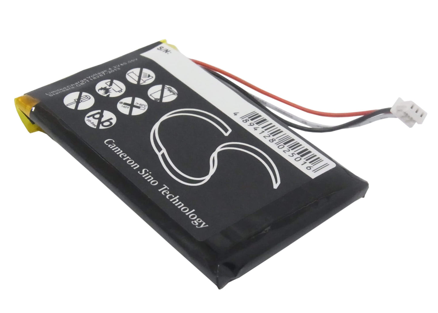 3.7V, 1300mAh, Li-Polymer Battery fits Tomtom, 340s Live Xl, Go 920, 4.81Wh