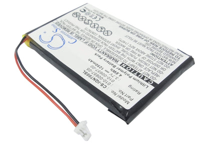 3.7V, 1250mAh, Li-Polymer Battery fits Garmin, Nuvi 700 ( 2 Wires ), 4.625Wh