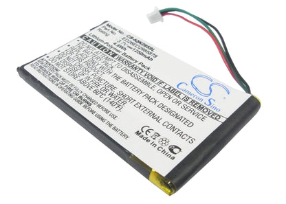 3.7V, 1250mAh, Li-Polymer Battery fits Garmin, Nuvi 285, Nuvi 285w, 4.625Wh