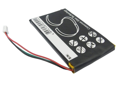 3.7V, 1250mAh, Li-Polymer Battery fits Garmin, Nuvi 285, Nuvi 285w, 4.625Wh
