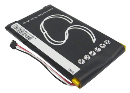 3.7V, 1250mAh, Li-Polymer Battery fits Garmin, Dezl 560lmt, Dezl 560lt, 4.625Wh