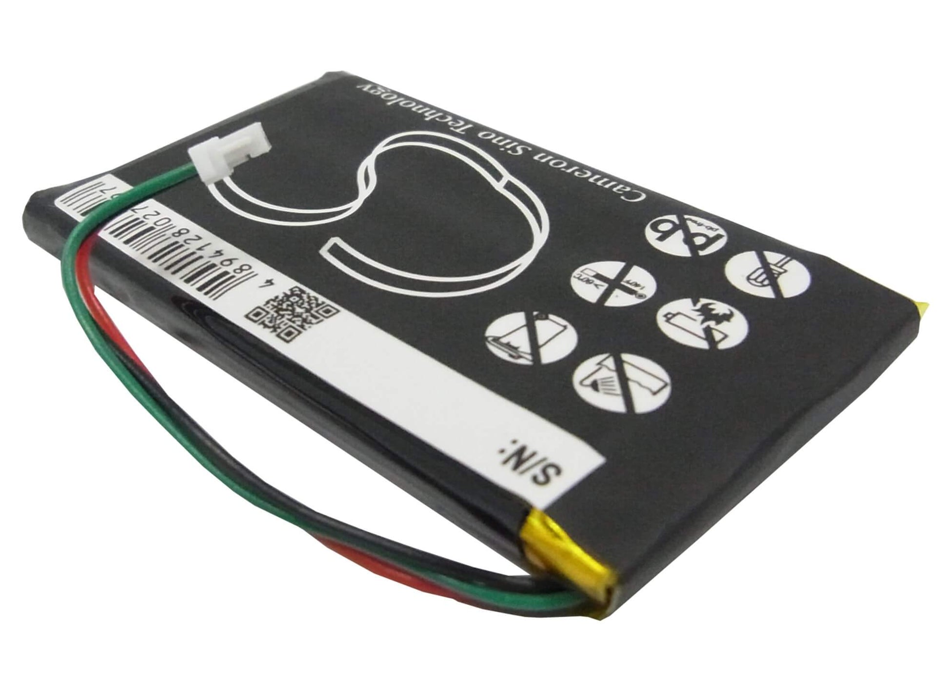3.7V, 1250mAh, Li-Polymer Battery fits Garmin, Nuvi 3590, Nuvi 3590lmt, 4.625Wh