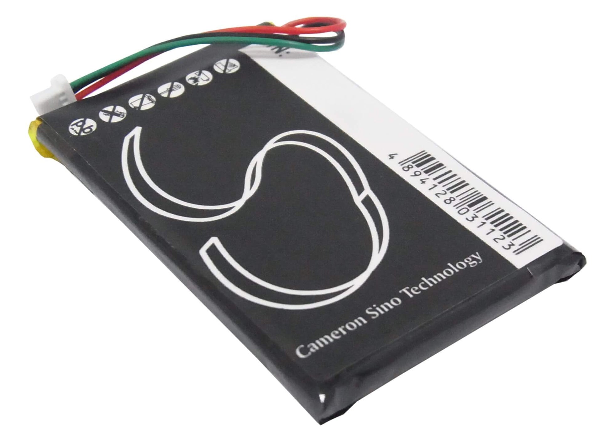 3.7V, 1250mAh, Li-Polymer Battery fits Garmin, Edge 605, Edge 705, 4.625Wh