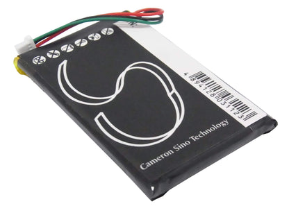 3.7V, 1250mAh, Li-Polymer Battery fits Garmin, Edge 605, Edge 705, 4.625Wh