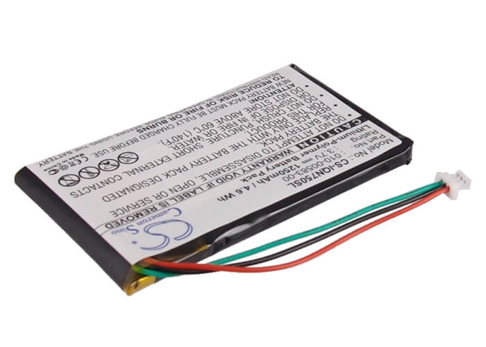 3.7V, 1250mAh, Li-Polymer Battery fits Garmin, Nuvi 750, Nuvi 755, 4.625Wh
