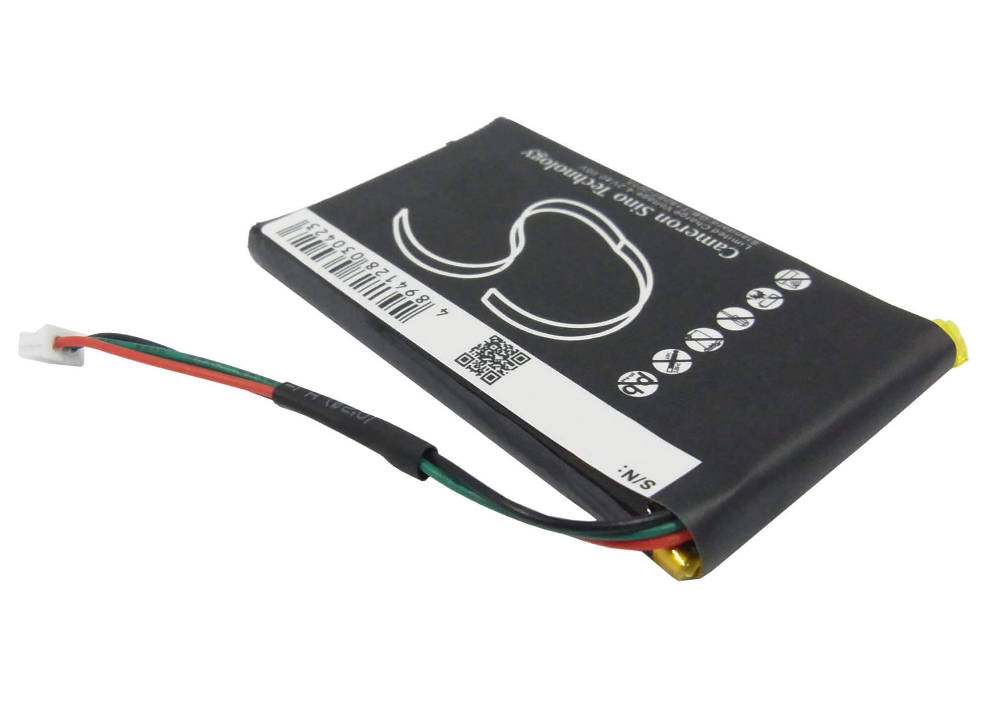 3.7V, 1200mAh, Li-Polymer Battery fits Navigon, 3300, 3310, 4.44Wh