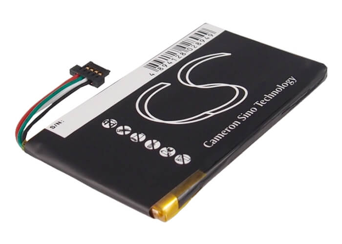 3.7V, 1200mAh, Li-Polymer Battery fits Navigon, 2100 Max, 2110 Max, 4.44Wh