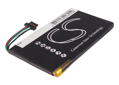 3.7V, 1200mAh, Li-Polymer Battery fits Navigon, 2100 Max, 2110 Max, 4.44Wh