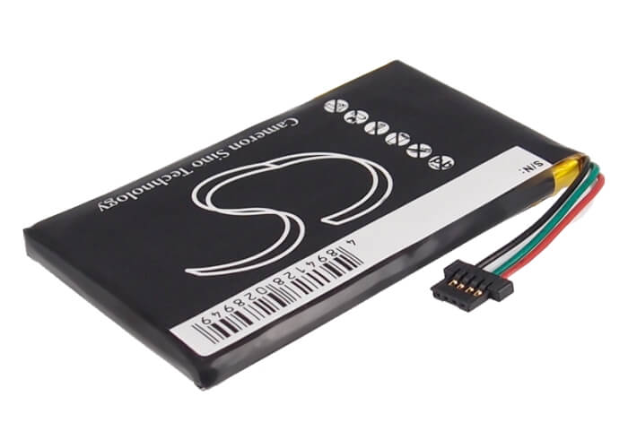 3.7V, 1200mAh, Li-Polymer Battery fits Navigon, 2100 Max, 2110 Max, 4.44Wh