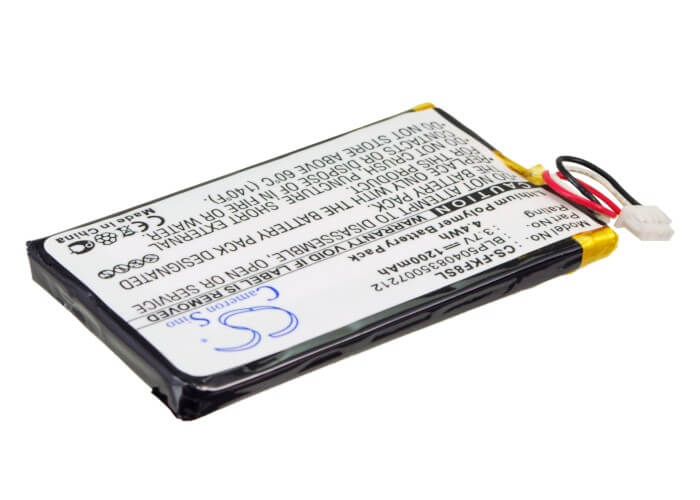 3.7V, 1200mAh, Li-Polymer Battery fits Falk, F10, F12, 4.44Wh